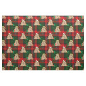kerststort tromp stof (Fat Quarter)