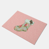 kerststouwen van katoen deurmat (Schuin)