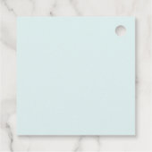 Kerststraat van peperkoek bedankjes labels (Achterkant)