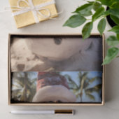 Kerststrand Sand Snowman Tissuepapier (Geschenk)