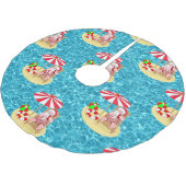 Kerststrand Santa Claus boomrok Kerstboom Rok (Gekanteld)