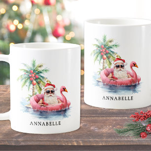 Kerststrand Santa Koffiemok