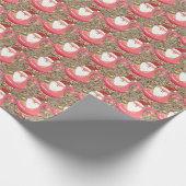 kerststrand vol kerstmis cadeaupapier (Hoek)