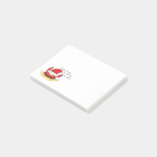 Kerststrandkrab Post-it® Notes (Schuin)
