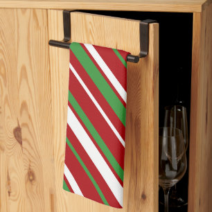 Kerststreep Keukenhanddoeken
