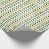 Kerststreep Stripes Gestreept inpakpapier (Hoek)
