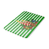 kerststreep voor gasten badmat (Gekanteld)