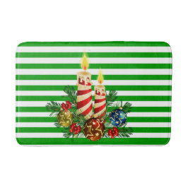 kerststreep voor gasten badmat