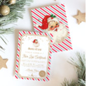 Kerststreeplijst Mooie Lijst Certificaatkaart Kaart