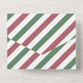  kerststrepen all in one uitnodiging (Achterkant)