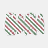  kerststrepen bedankdoosjes (Uitgevouwen)