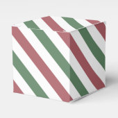 kerststrepen bedankdoosjes (Voorkant Zijde)