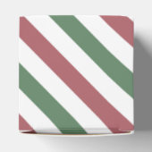 kerststrepen bedankdoosjes (Bovenkant)