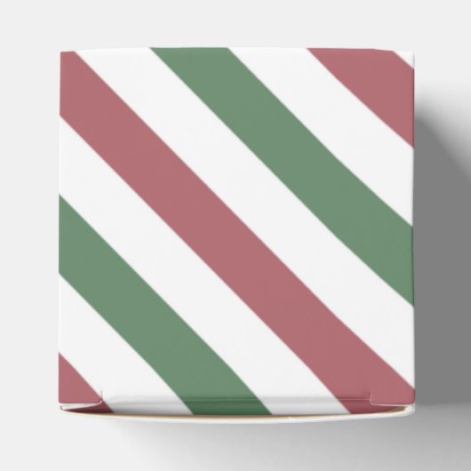  kerststrepen bedankdoosjes (Bovenkant)