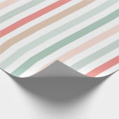kerststrepen cadeaupapier (Hoek)