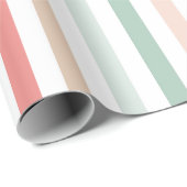 kerststrepen cadeaupapier (Rol Hoek)
