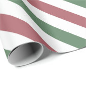  kerststrepen cadeaupapier (Rol Hoek)