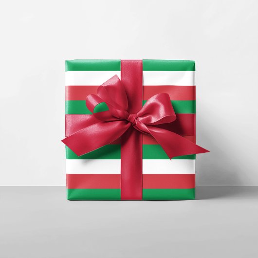 kerststrepen cadeaupapier