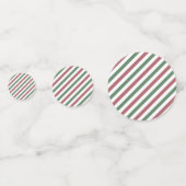 kerststrepen confetti (Voorkanten)