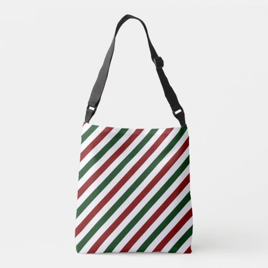  kerststrepen crossbody tas (Achterkant)