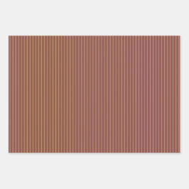 Kerststrepen en geometrische vormen in traditionel inpakpapier vel