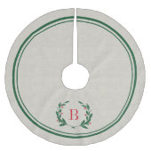 Kerststrepen en grote monogram kerstboom rok (Voorkant)
