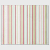 Kerststrepen Gestreept inpakpapier (Vlak)
