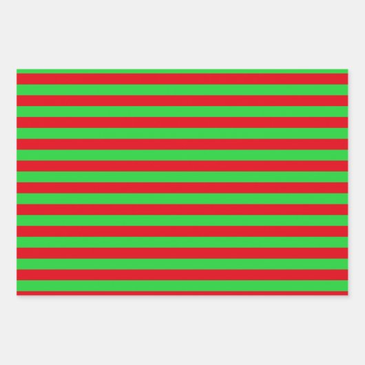 kerststrepen inpakpapier vel (Voorkant 3)