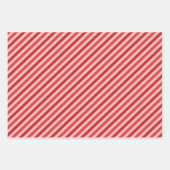 Kerststrepen Inpakpapier Vel (Voorkant 3)