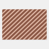 Kerststrepen Inpakpapier Vel (Voorkant)