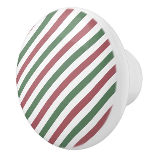  kerststrepen keramische knop (Rechts)