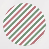  kerststrepen labels (Design 2)