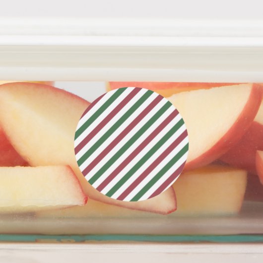 kerststrepen labels (Aangebracht)