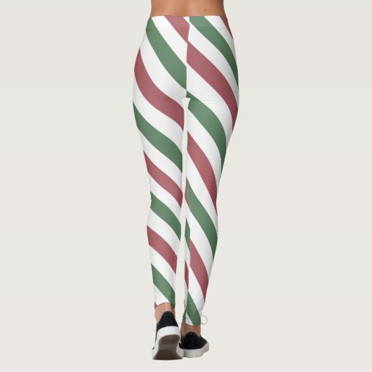  kerststrepen leggings (Achterkant)