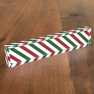 kerststrepen naambordje