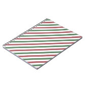  kerststrepen notitieboek (Linkerzijde)