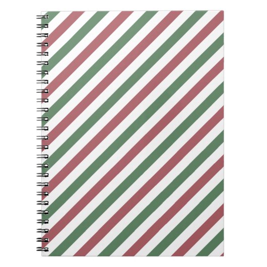  kerststrepen notitieboek (Voorkant)