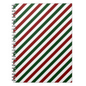  kerststrepen notitieboek (Voorkant)