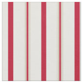 Kerststrepen Rood Beige Stof (Close Up)