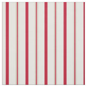 Kerststrepen Rood Beige Stof (Swatch)