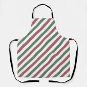  kerststrepen schort (Voorkant)