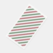  kerststrepen servet (Hoek)