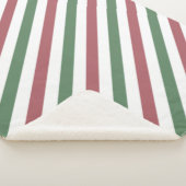  kerststrepen sherpa deken (3/4)
