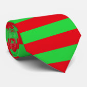 kerststrepen stropdas (Opgerold)