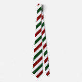 kerststrepen stropdas (Voorkant)