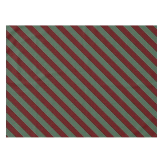 kerststrepen tafelkleed (Voorkant (Horizontaal))