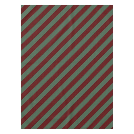 kerststrepen tafelkleed (Voorkant)