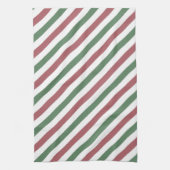 kerststrepen theedoek (Verticaal)