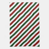 kerststrepen theedoek (Verticaal)