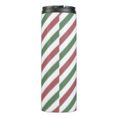 kerststrepen thermosbeker (Achterkant)